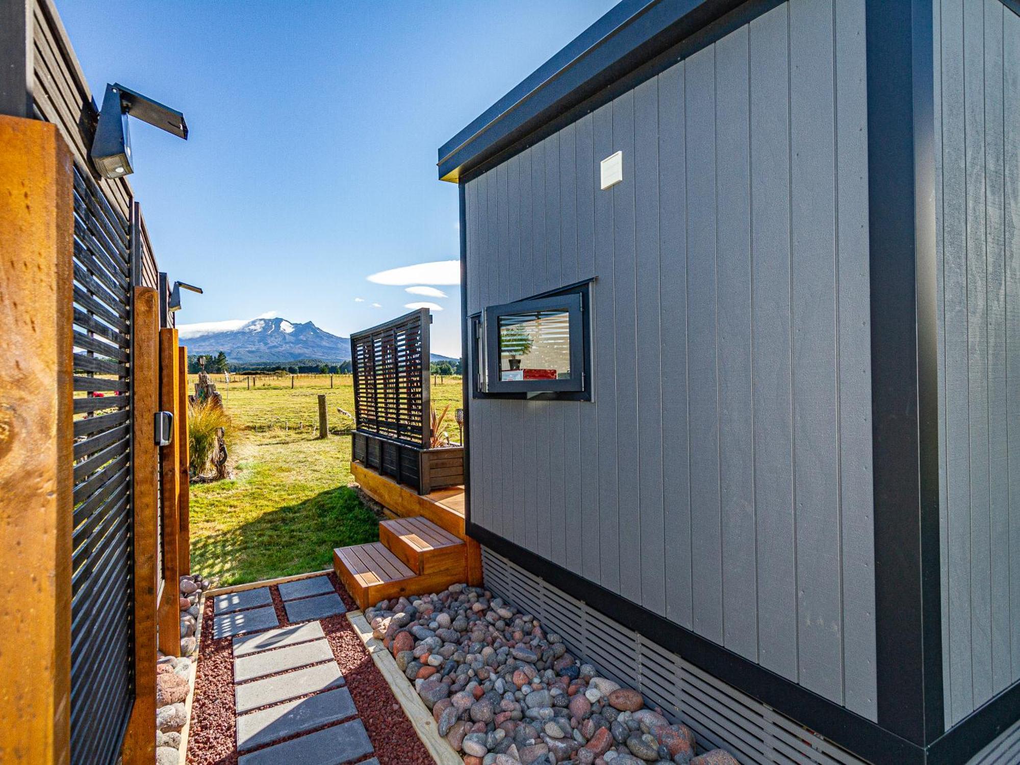Mangateitei Views - Rangataua Tiny Home Ohakune Buitenkant foto