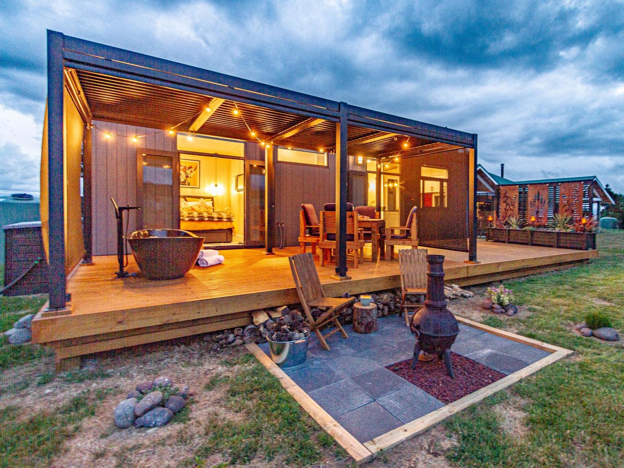 Mangateitei Views - Rangataua Tiny Home Ohakune Buitenkant foto