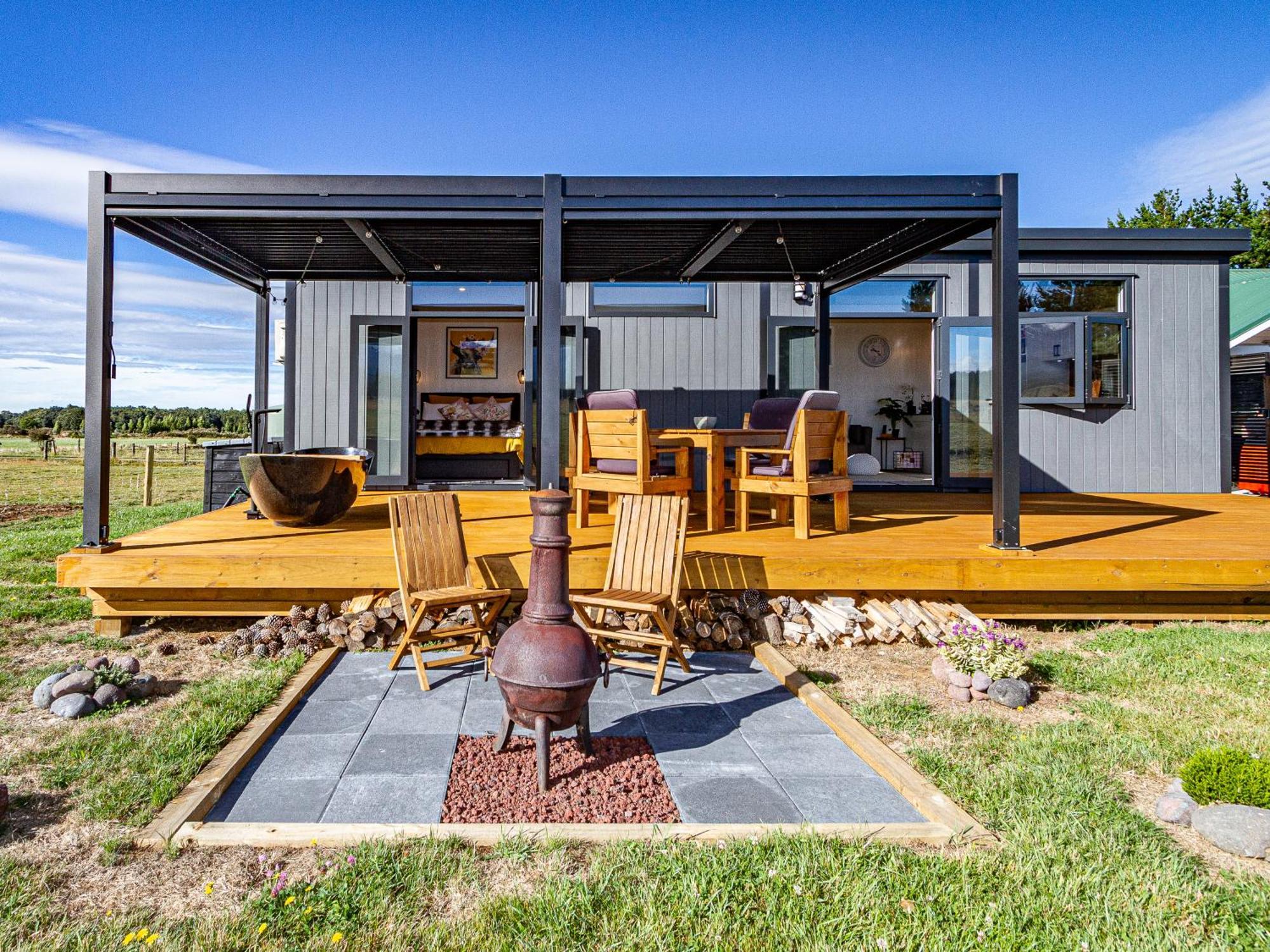 Mangateitei Views - Rangataua Tiny Home Ohakune Buitenkant foto