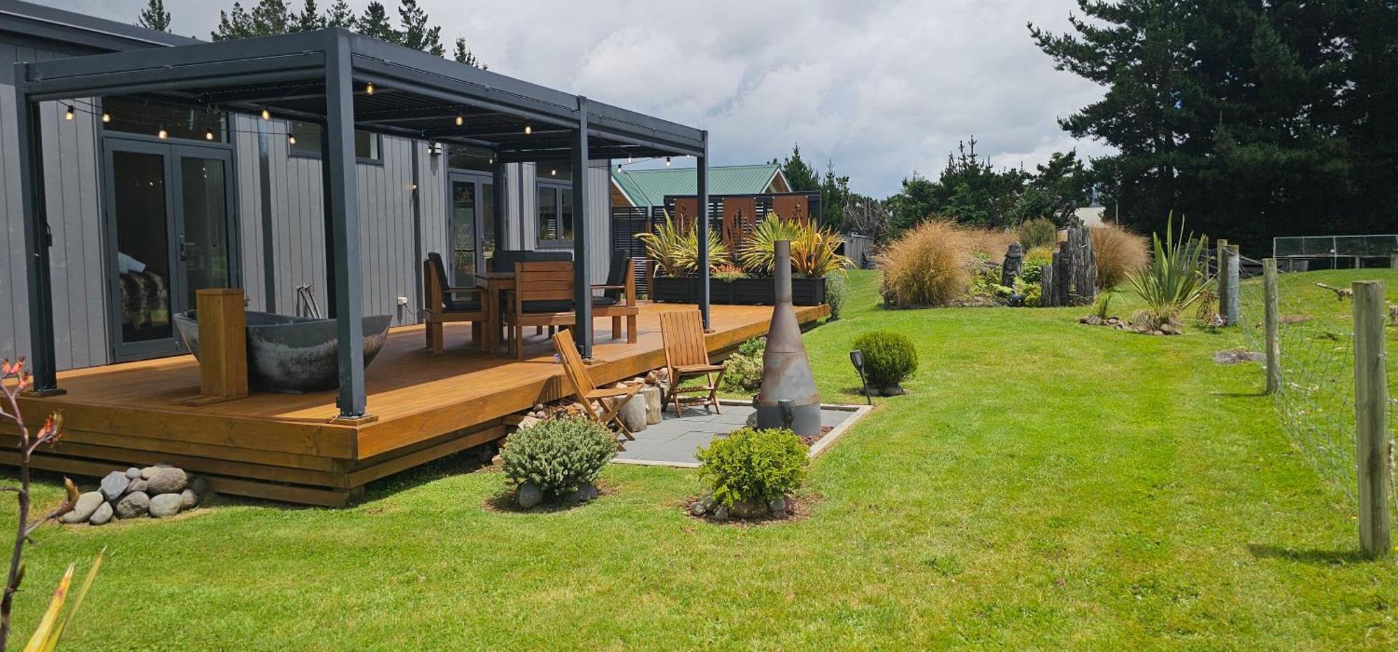 Mangateitei Views - Rangataua Tiny Home Ohakune Buitenkant foto