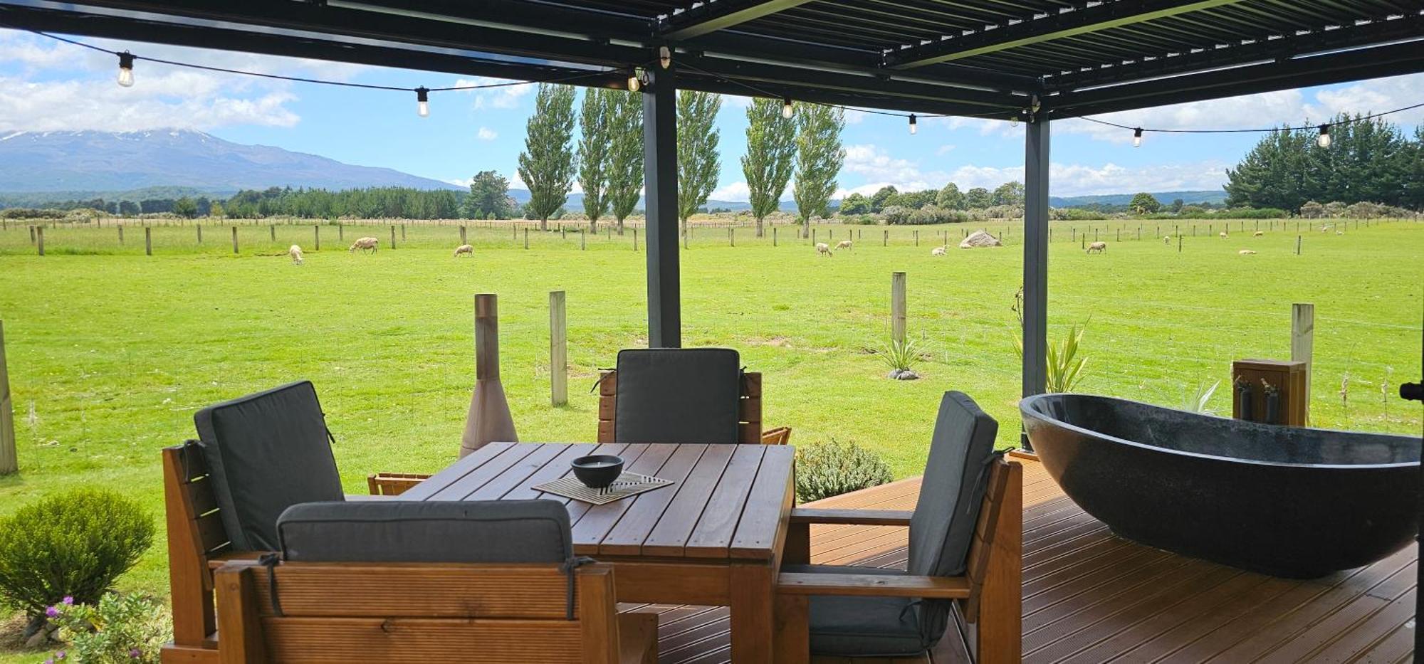 Mangateitei Views - Rangataua Tiny Home Ohakune Buitenkant foto