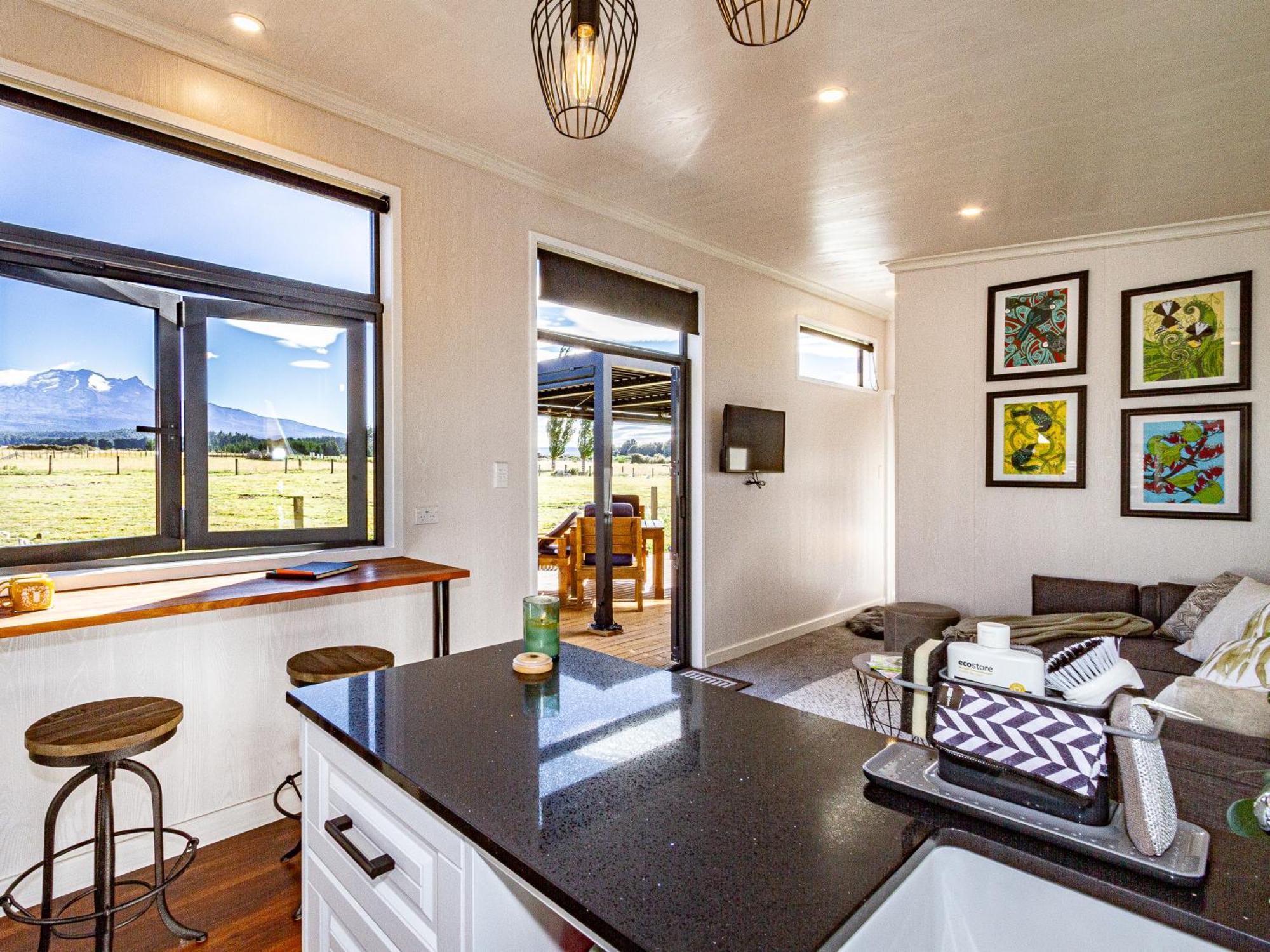 Mangateitei Views - Rangataua Tiny Home Ohakune Buitenkant foto