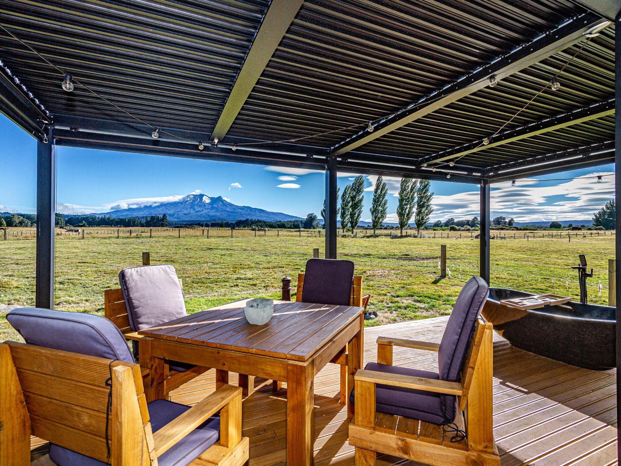 Mangateitei Views - Rangataua Tiny Home Ohakune Buitenkant foto