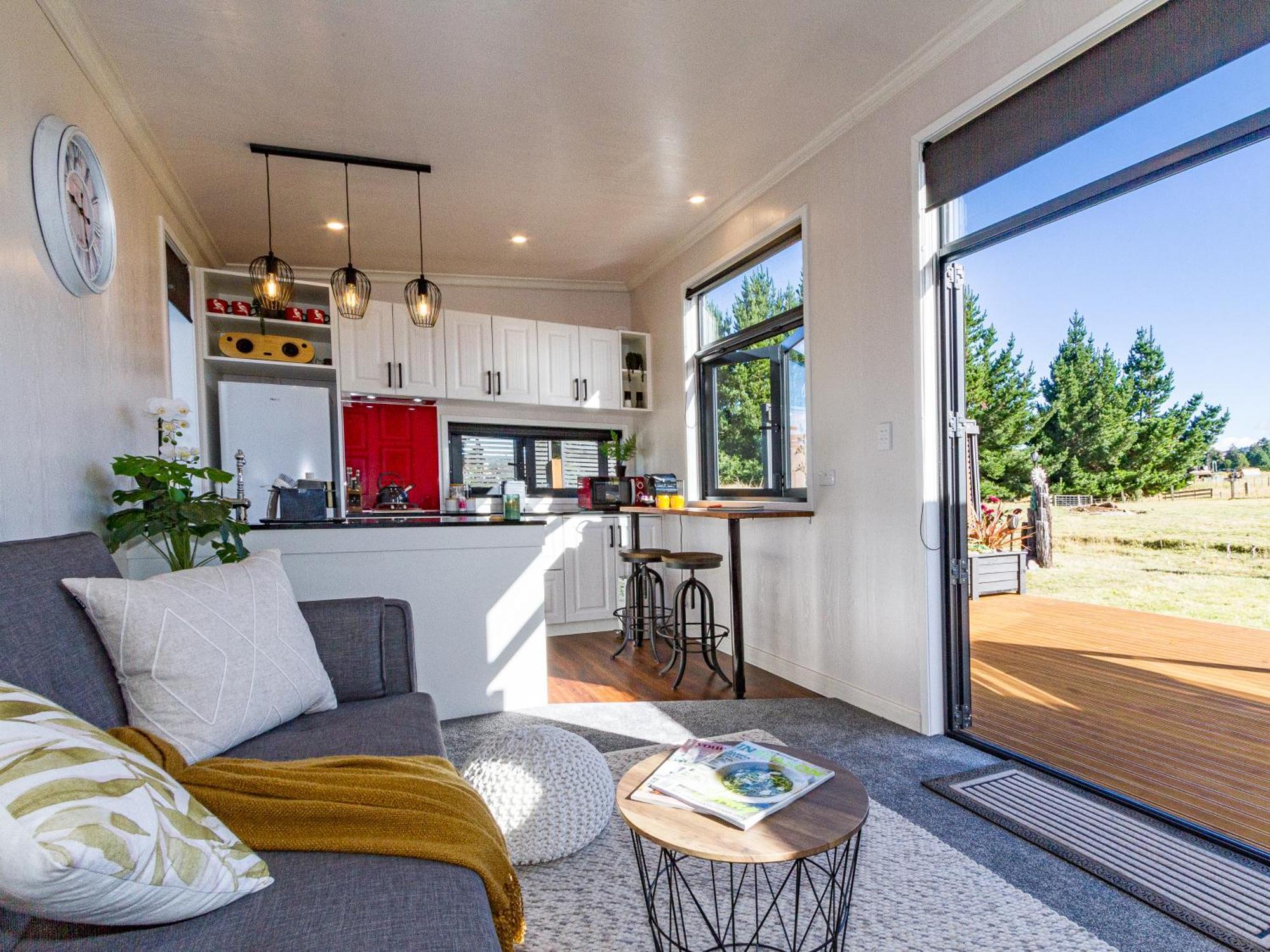 Mangateitei Views - Rangataua Tiny Home Ohakune Buitenkant foto